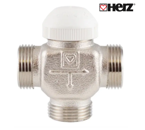 Триходовий розподільний клапан HERZ Calis TS DN20, 1” Триходовий розподільний клапан HERZ Calis TS DN20, 1”