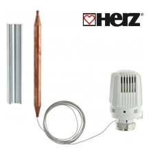 Термоголовка HERZ Classic М28x1,5 20-50°C (1742006) з накладним датчиком температури