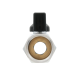 Кран кульовий Raftec BLACK DN10 ВН 1/2" MINI (RVHSM01)