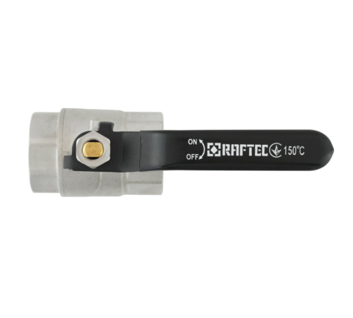 Кран кульовий Raftec BLACK PN20 ВВ 1 1/4" (DRH4) Кран кульовий Raftec BLACK PN20 ВВ 1 1/4" (DRH4)