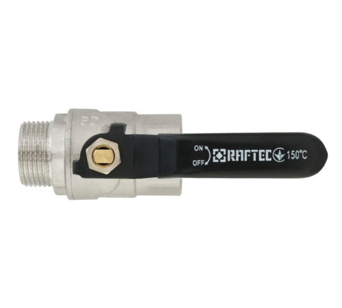 Кран кульовий Raftec BLACK PN20 НВ 3/4" (DRH21) Кран кульовий Raftec BLACK PN20 НВ 3/4" (DRH21)