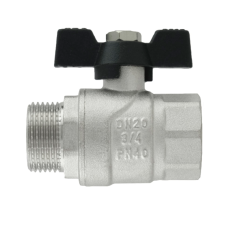 Кран кульовий Raftec BLACK PN20 ВЗ 3/4" (DRB21) Кран кульовий Raftec BLACK PN20 ВЗ 3/4" (DRB21)