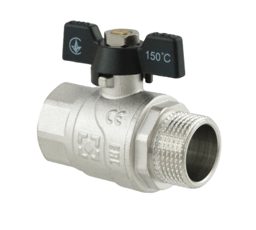 Кран кульовий Raftec BLACK PN20 ВЗ 3/4" (DRB21) Кран кульовий Raftec BLACK PN20 ВЗ 3/4" (DRB21)