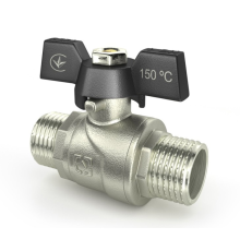 Кран кульовий Raftec BLACK DN15 НН 1/2" (DRB1111)