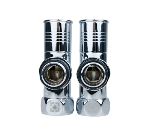 Комплект кутових кранів Raftec RV-2012 1/2"x1/2"