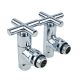 Комплект кутових кранів Raftec RV-3012 1/2"x1/2"