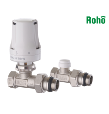 Комплект для підключення радіатора ROHO R5161-050K 1/2" прямий (антипротечка)