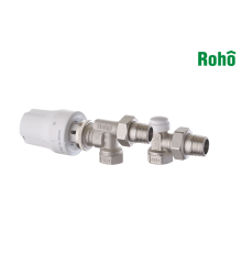 Комплект для підключення радіатора ROHO R5170-050K 1/2" осьовий