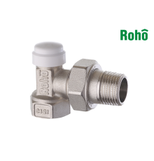 Кран радіаторний кутовий ROHO R5250-050 - 1/2" обратка