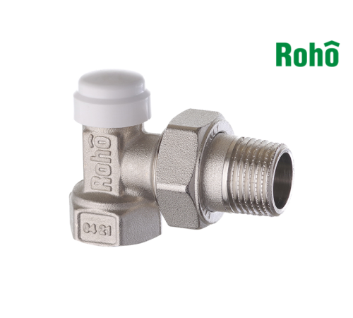 Кран радіаторний кутовий ROHO R5250-050 - 1/2" обратка Кран радіаторний кутовий ROHO R5250-050 - 1/2" обратка
