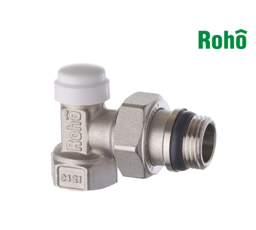 Кран радіаторний кутовий ROHO R5251-050 - 1/2" обратка (антипротечка) Кран радіаторний кутовий ROHO R5251-050 - 1/2" обратка (антипротечка)