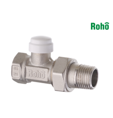 Кран радіаторний прямий ROHO R5260-050 - 1/2" обратка