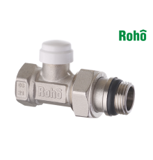 Кран радіаторний прямий ROHO R5261-050 - 1/2" обратка (антипротечка)