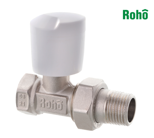 Вентиль радіаторний прямий ROHO R5560-050 - 1/2" подання