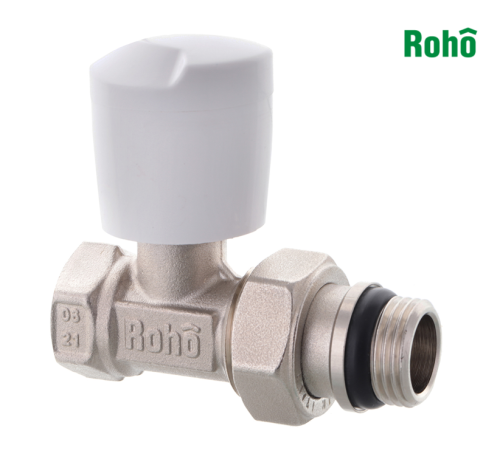 Вентиль радіаторний прямий ROHO R5561-050 - 1/2" подання (антипротечка)