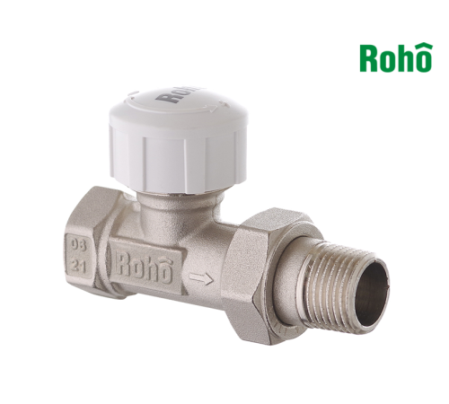 Кран термостатичний прямий ROHO R5160-050 - 1/2" Кран термостатичний прямий ROHO R5160-050 - 1/2"