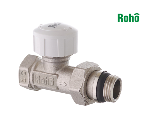 Кран термостатичний прямий ROHO R5161-050 - 1/2" (антипротечка) Кран термостатичний прямий ROHO R5161-050 - 1/2" (антипротечка)