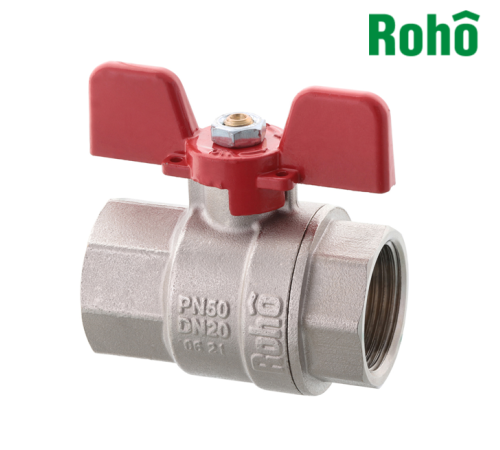 Кран кульовий Roho - 1/2" ВВ (R100-050) Кран кульовий Roho - 1/2" ВВ (R100-050)