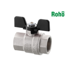 Кран кульовий Roho - 1" ВВ (R100-100B) Black