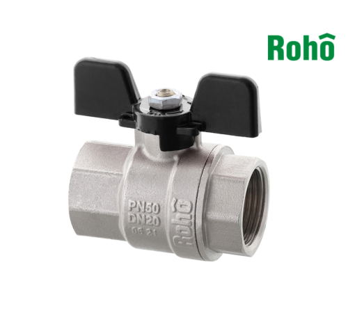 Кран кульовий Roho - 1" ВВ (R100-100B) Black Кран кульовий Roho - 1" ВВ (R100-100B) Black