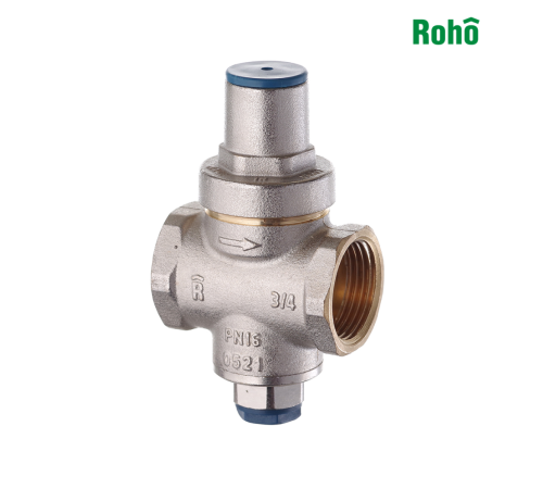 Редуктор тиску ROHO R1201-050 - 1/2" ВВ, PN16 (1-5,5 бар) поршневий Редуктор тиску ROHO R1201-050 - 1/2" ВВ, PN16 (1-5,5 бар) поршневий