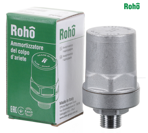Амортизатор гідроударів ROHO R1250-050 PN 50 1/2" H Амортизатор гідроударів ROHO R1250-050 PN 50 1/2" H