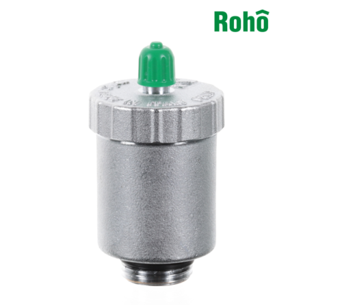 Повітровідвідник автоматичний прямий ROHO R630-050 - 1/2" З (нікель)