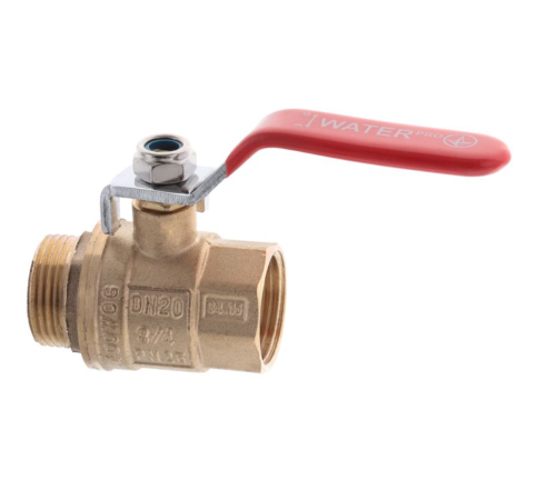 Кран кульовий Waterpro WP607-20FML-WN- 3/4" ГШВ (без нікелю) Кран кульовий Waterpro WP607-20FML-WN- 3/4" ГШВ (без нікелю)