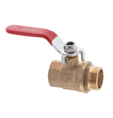 Кран кульовий Waterpro WP607-20FML-WN- 3/4" ГШВ (без нікелю)