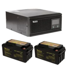 Комплект резервного питания ALTEK ASK12 800VA/640W DC12V + 2x гелевая батарея ALTEK ABT-65-12-GEL