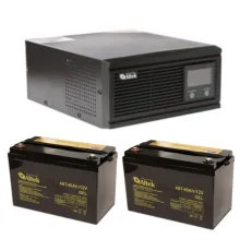 Комплект резервного питания ALTEK ASK12 800VA/640W DC12V + 2x гелевая батарея ALTEK ABT-80-12-GEL