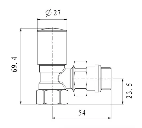 Комплект угловых кранов Raftec RV-6012 1/2"x1/2" Комплект угловых кранов Raftec RV-6012 1/2"x1/2"