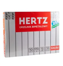 Биметаллический радиатор HERTZ 500/80