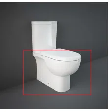 Унітаз-компакт RAK Ceramics Tonique TQ16AWHA без зливного бачка та сидіння