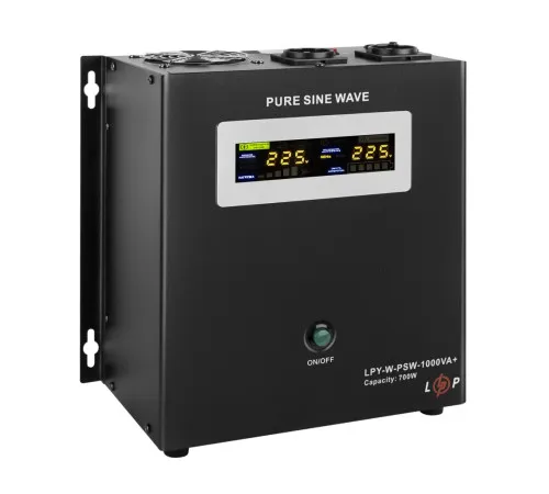 ИБП с правильной синусоидой LPY-W-PSW-1000VA+ (700Вт) 10A/20A