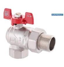 Кран з американкою кутовий Europroduct EP.410 - 1/2"