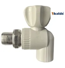 Kalde Кран PPR радиаторный угловой (КБУ) D20х1/2 (2/60)