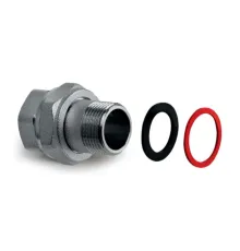 Американка KOER KR.343 пряма - 1/2" (плоска прокладка)