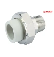Американка KOER різьблення зовнішнє D25*3/4