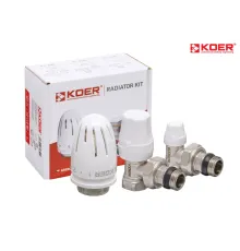 Комплект для підключення радіатора KOER SET-11 - 1/2"*1/2" ВЗ (кутовий)