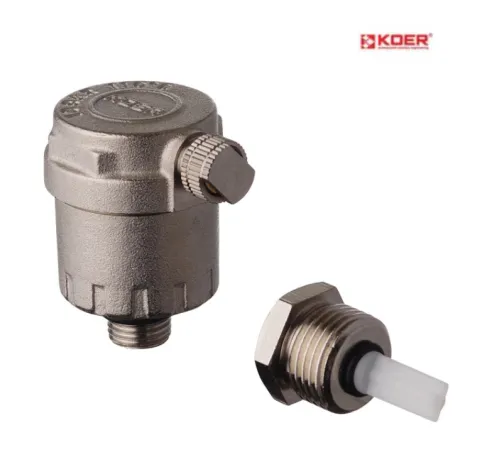 Воздухоотводчик автоматический прямой с обратным клапаном KOER KR.1246 - 1/2” Воздухоотводчик автоматический прямой с обратным клапаном KOER KR.1246 - 1/2”