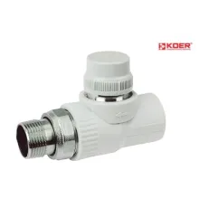 Кран PPR KOER термостатичний прямий D20*1/2 K0151.PRO (KP0192)