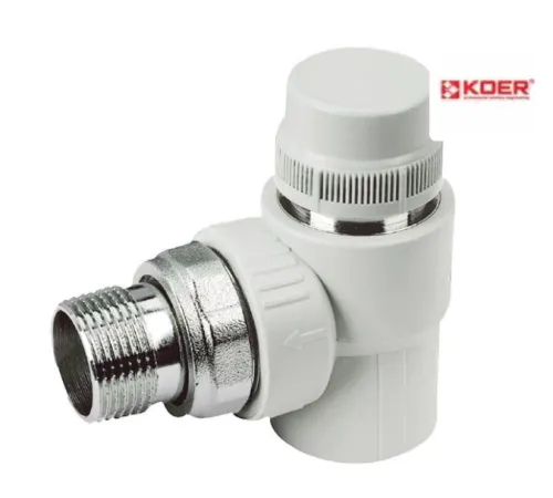 Кран PPR KOER термостатический угловой D20*1/2 K0149.PRO (KP0189)