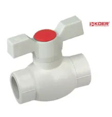 Кран PPR KOER кульовий D20 метелик (KP0234)