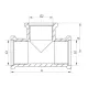 Трійник редукційний KOER KF.T080608F - 3/4*1/2*3/4" ЗЗЗ (нікель)