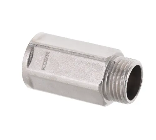 Удлинитель KOER KF.E06-40 - 1/2"- 40 мм (никель) Удлинитель KOER KF.E06-40 - 1/2"- 40 мм (никель)