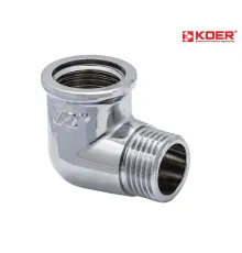 Угол KOER KF.L06MF.CHR - 1/2" MF (хром)