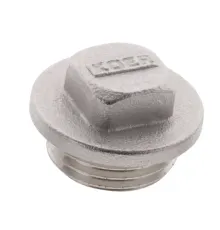 Заглушка c наружной резьбой KOER KF.P06M - 1/2" (никель)