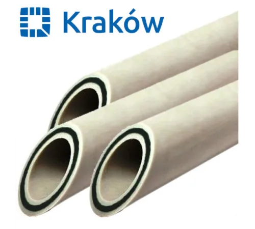 Труба PPR Krakow FIBER PN20 D25 (скловолокно) Труба PPR Krakow FIBER PN20 D25 (скловолокно)