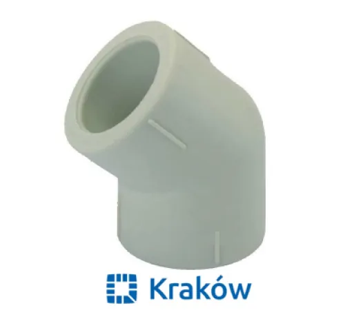 Кут з'єднувальний Krakow D40*45 Кут з'єднувальний Krakow D40*45